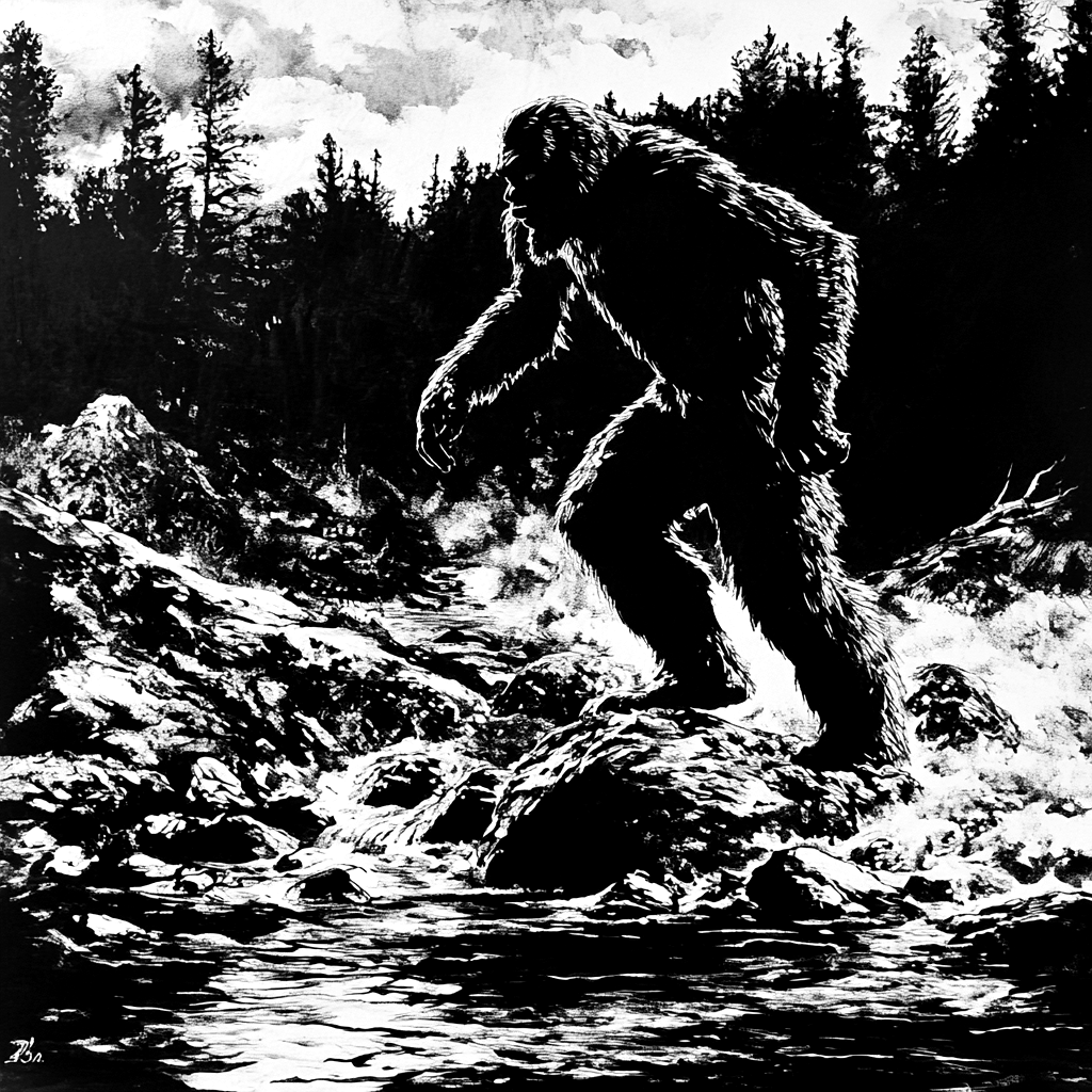 Slate Coasters - Bigfoot Second Set