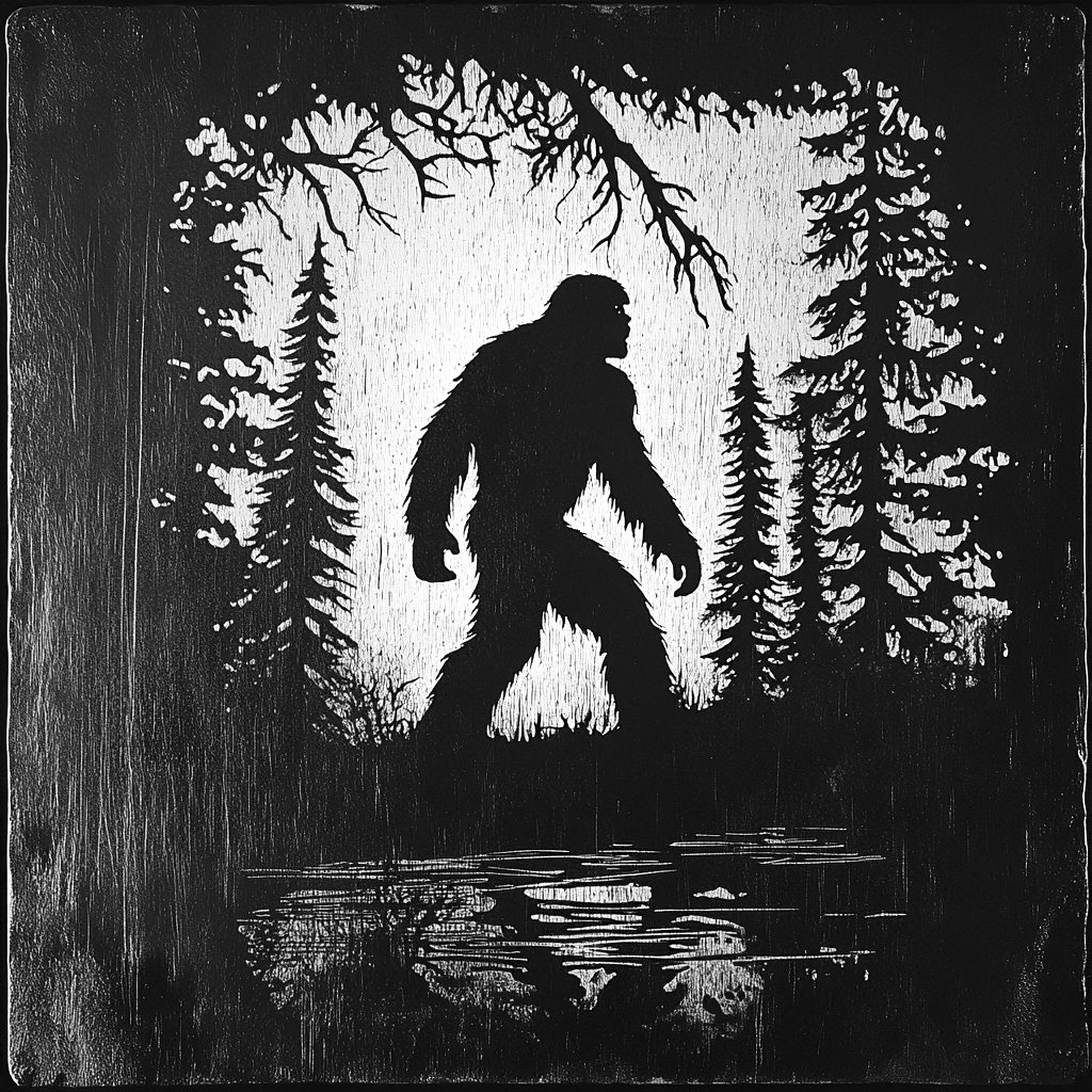 Slate Coasters - Bigfoot Second Set