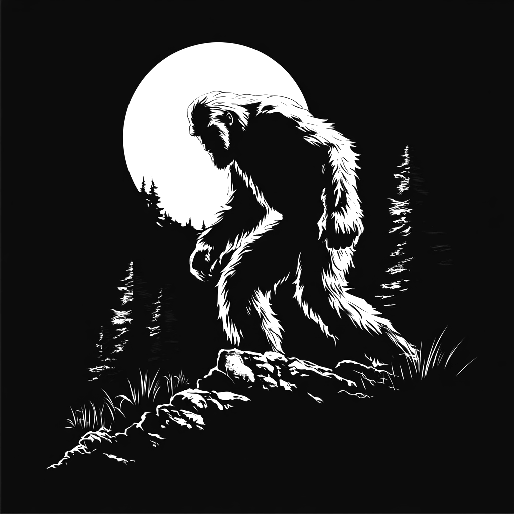 Slate Coasters - Bigfoot Second Set