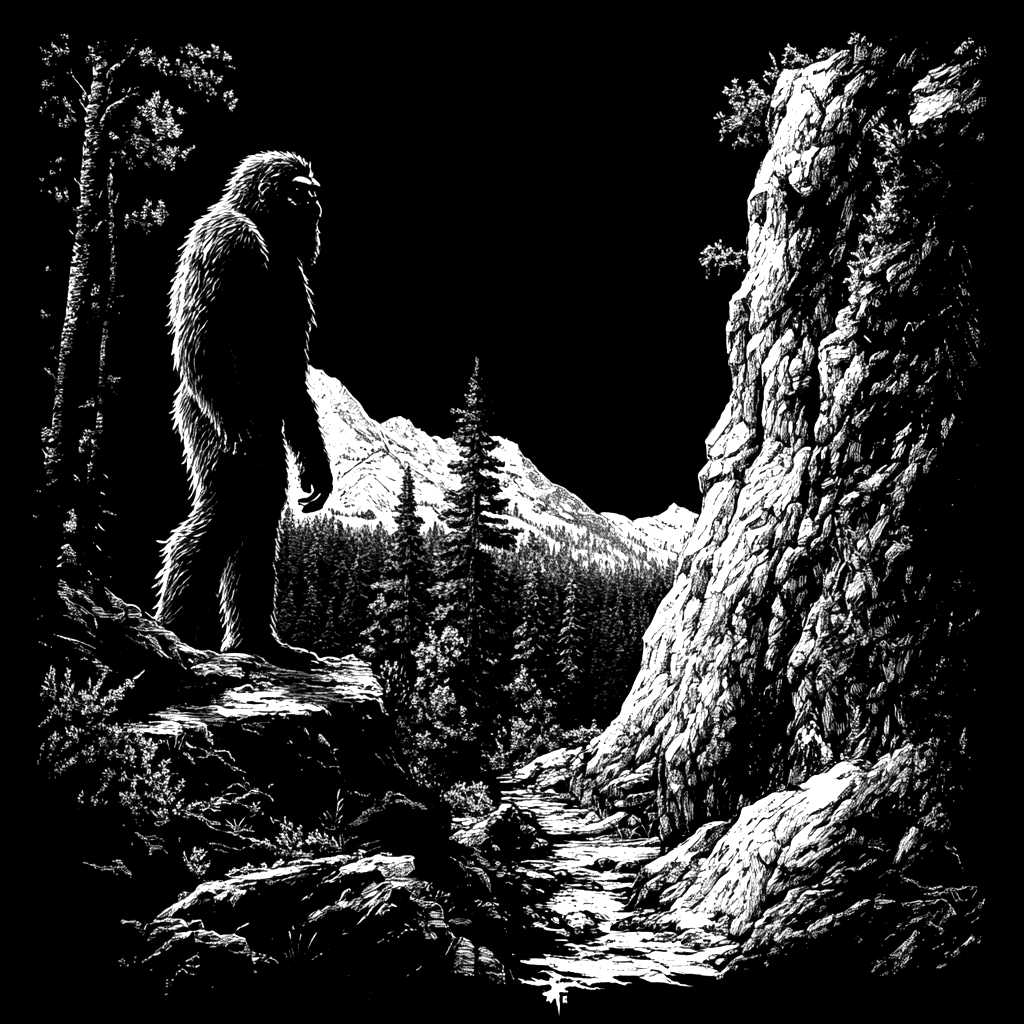 Slate Coasters - Bigfoot Second Set