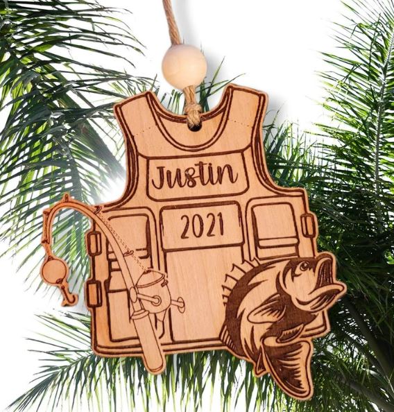 Fishing Vest Ornament