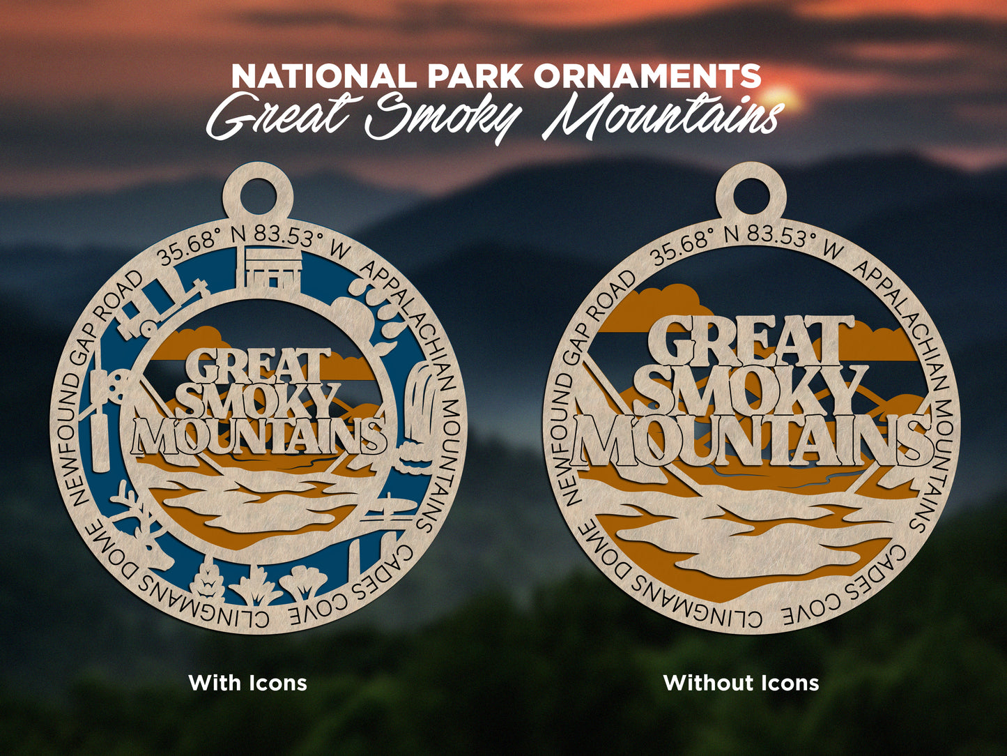 National Park Ornaments