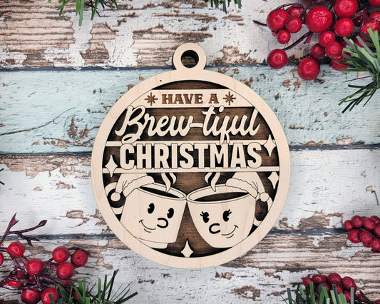 Brew-tiful Christmas Ornament