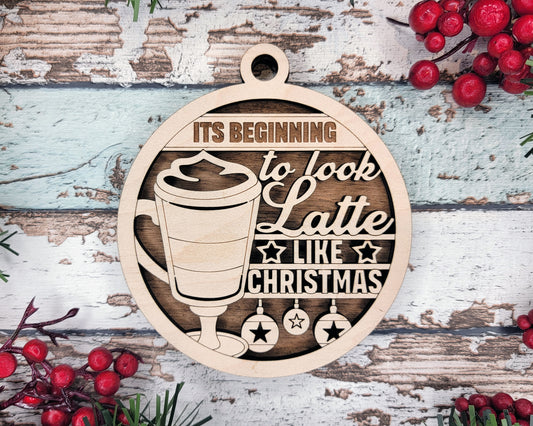 Latte Like Christmas Ornament
