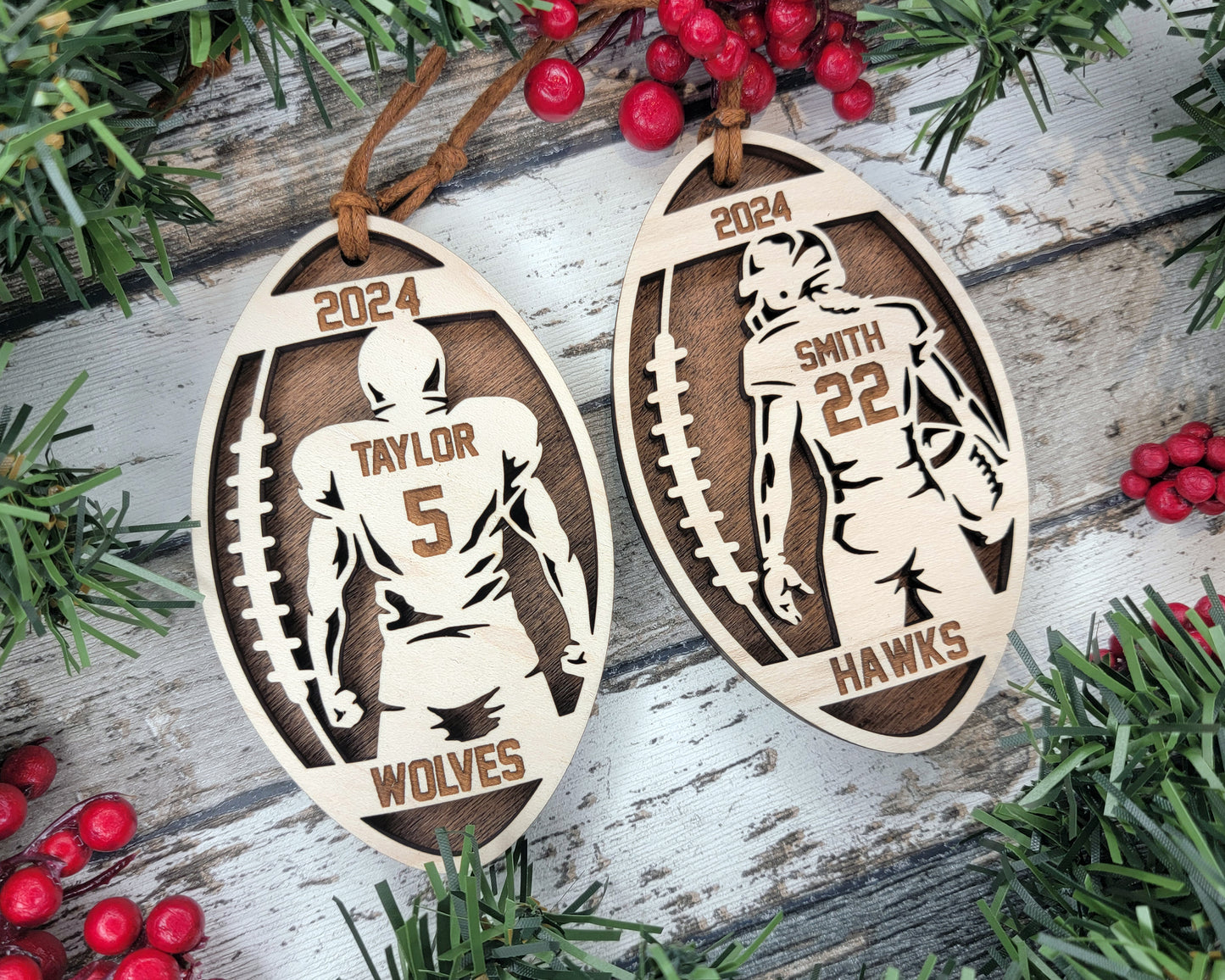 Football Customizable Ornament