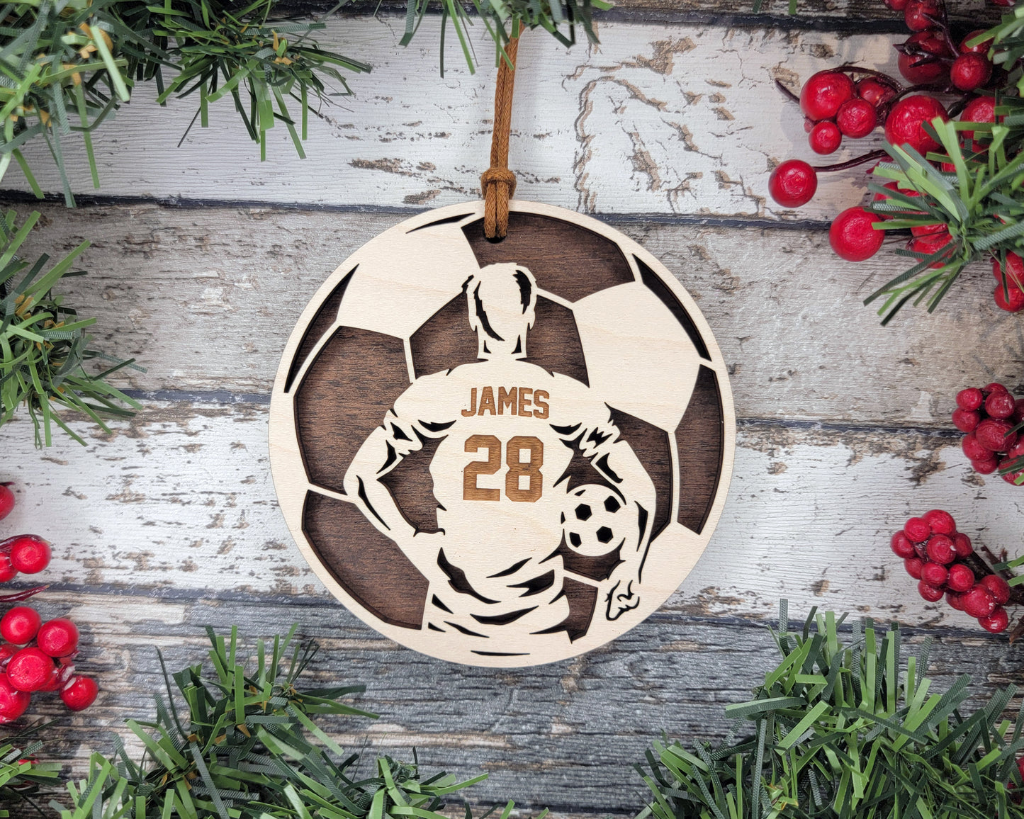 Soccer Customizable Ornament