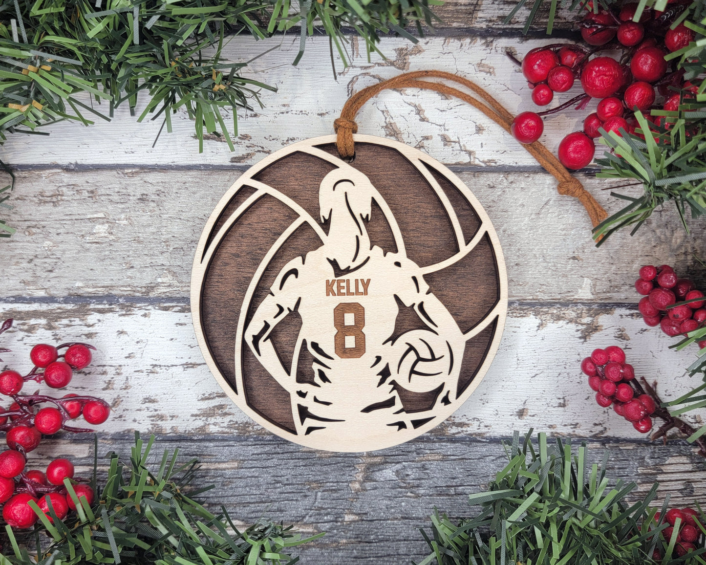 Volleyball Customizable Ornament