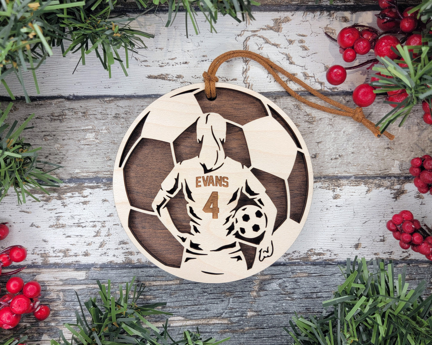 Soccer Customizable Ornament