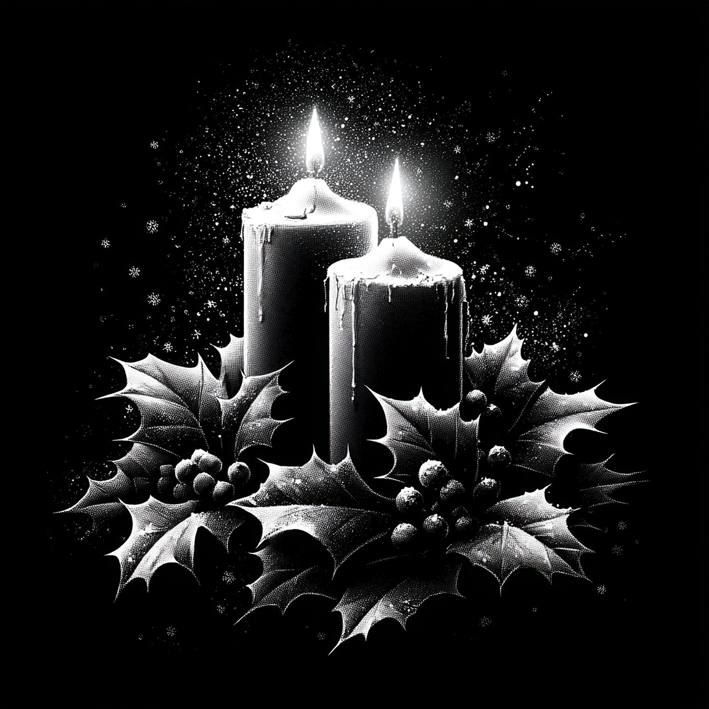 Slate Coasters - Christmas