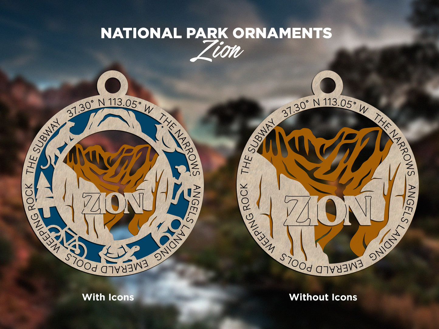 National Park Ornaments