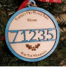 Zip Code Ornament