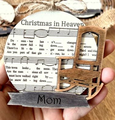 Christmas in Heaven Rocking Chair