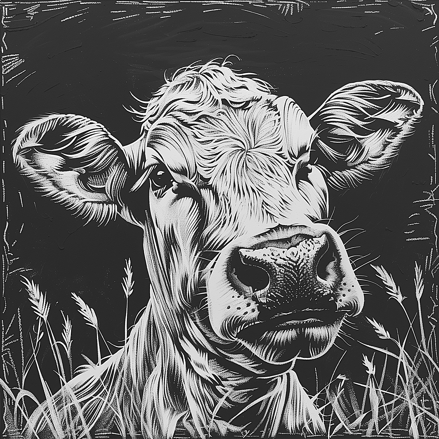 Slate Coaster - Farm Animals