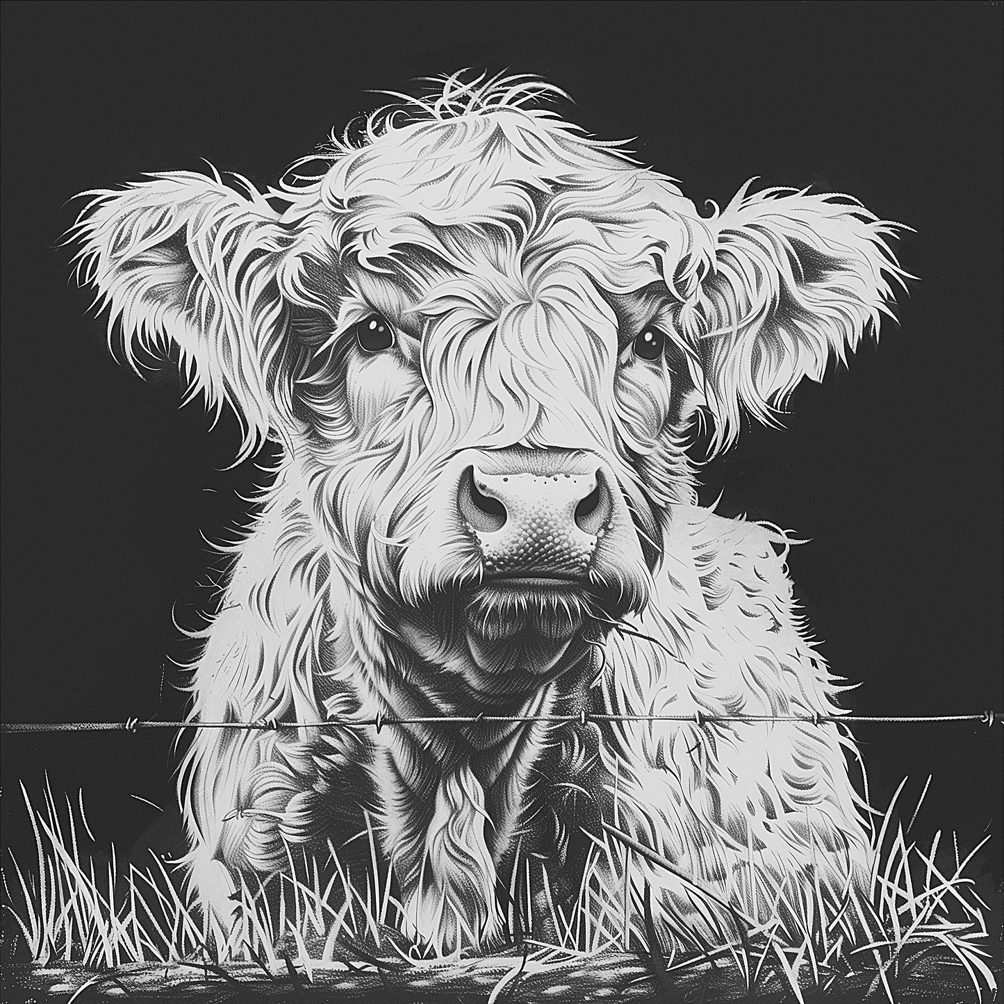 Slate Coaster - Farm Animals