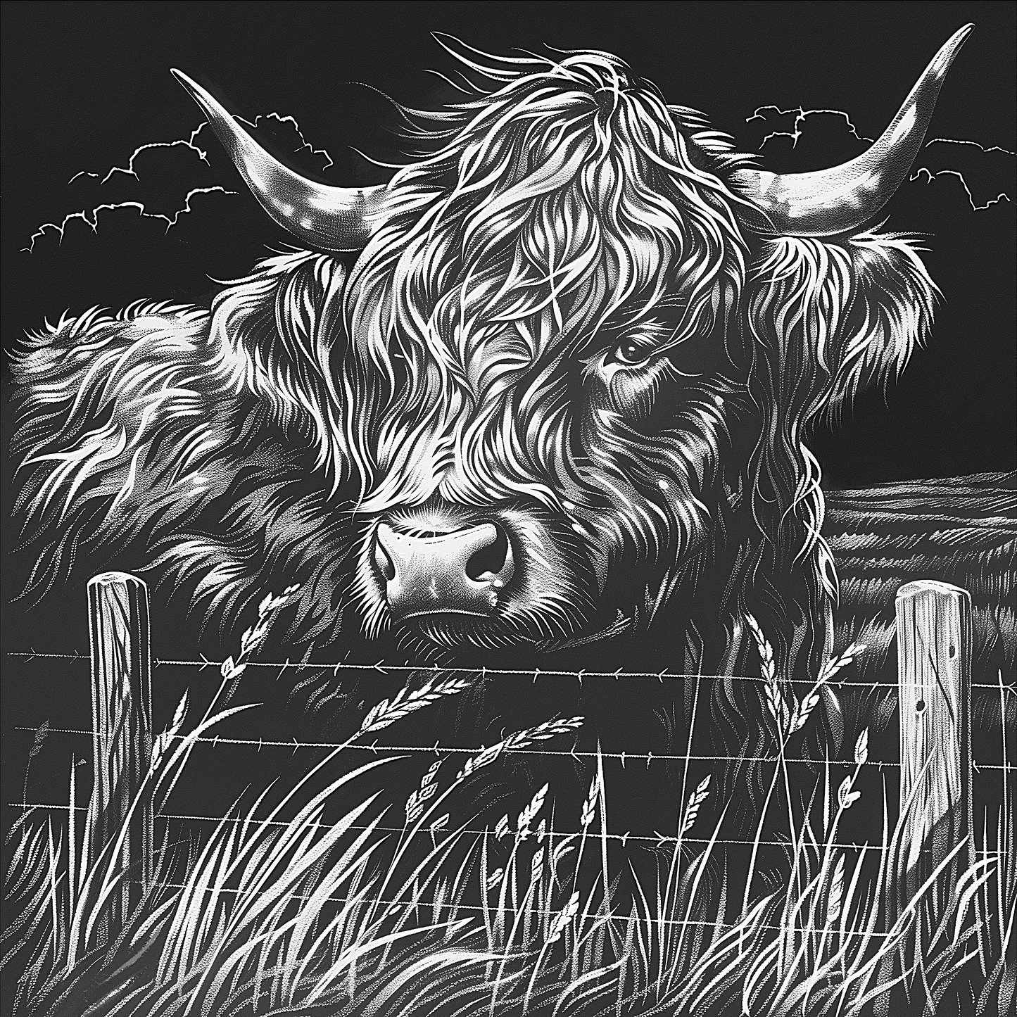 Slate Coaster - Farm Animals