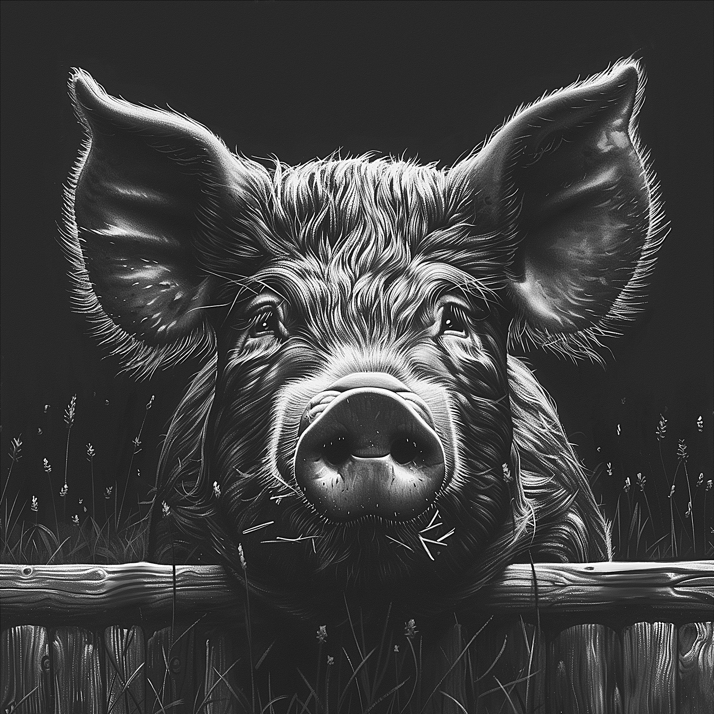 Slate Coaster - Farm Animals