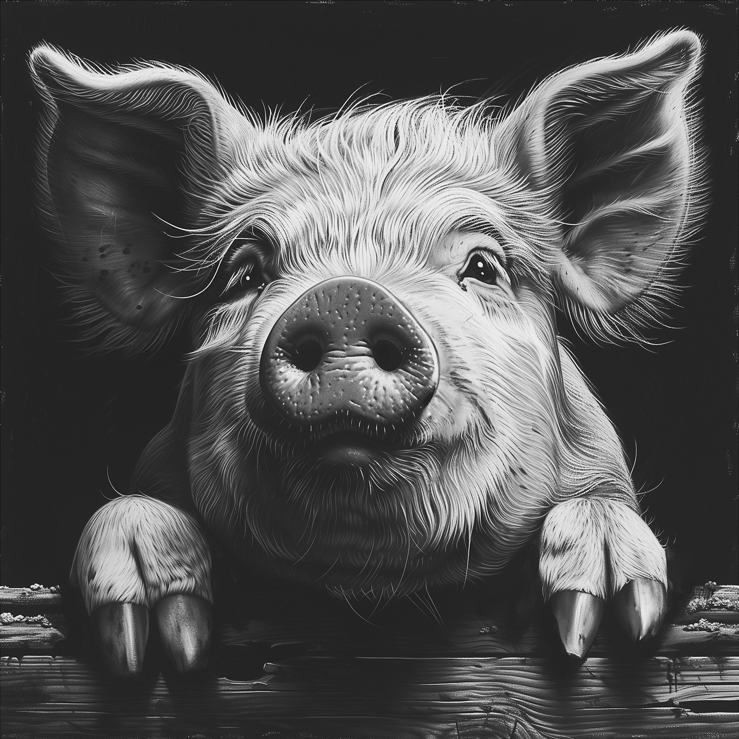 Slate Coaster - Farm Animals