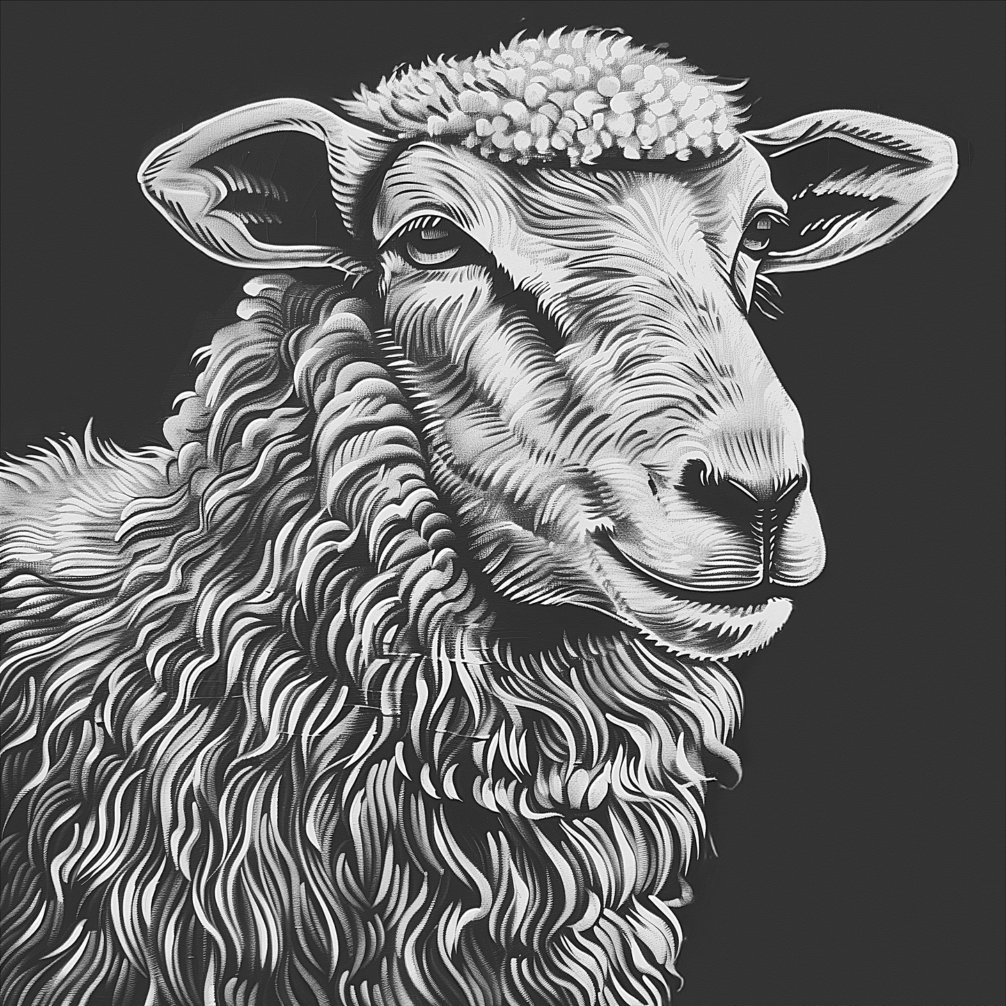 Slate Coaster - Farm Animals