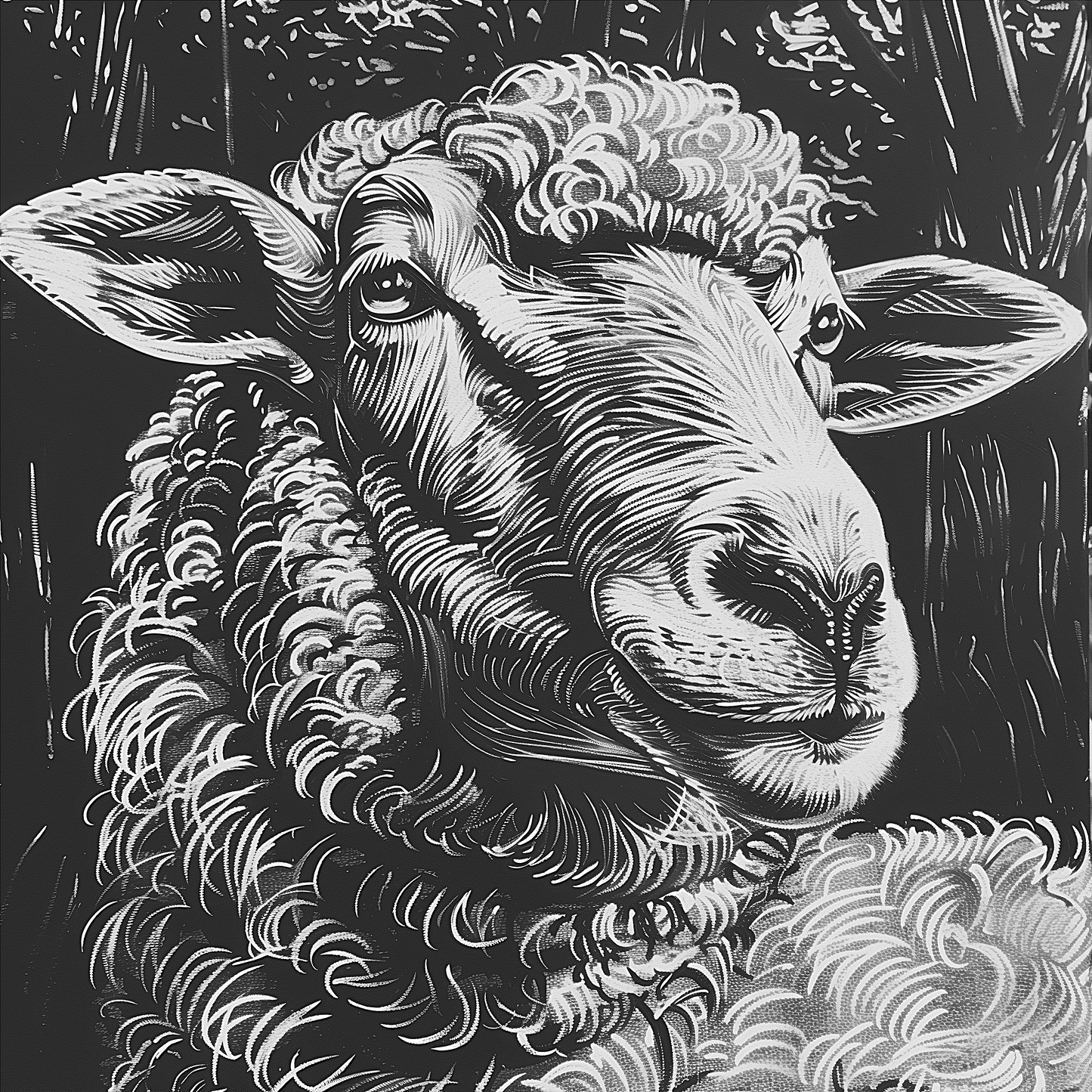 Slate Coaster - Farm Animals